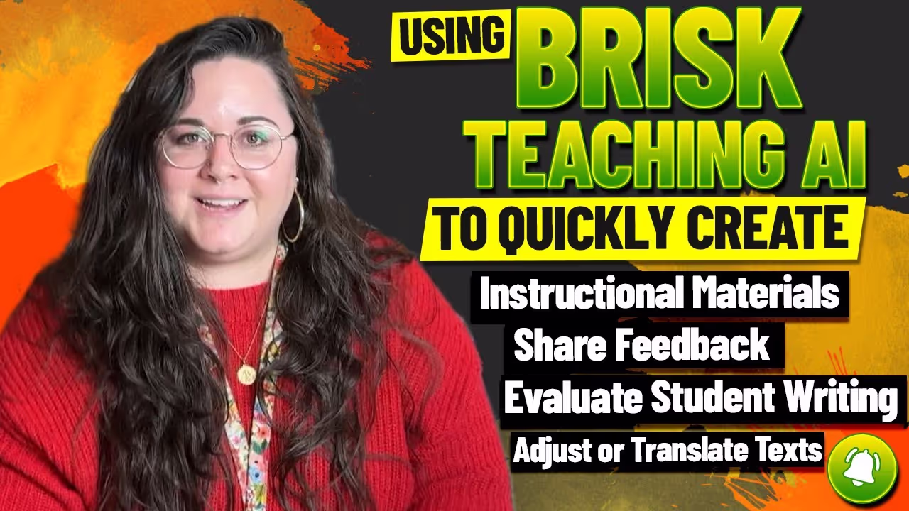 A woman with glasses is teaching AI.